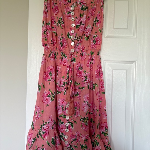 Tiare Hawaii Strapless Floral Dress - Picture 4 of 4